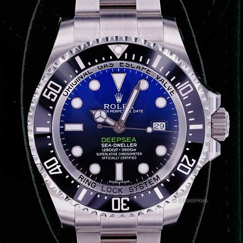 rolex sea dweller deepsea blue replica|rolex deep sea dweller 44mm.